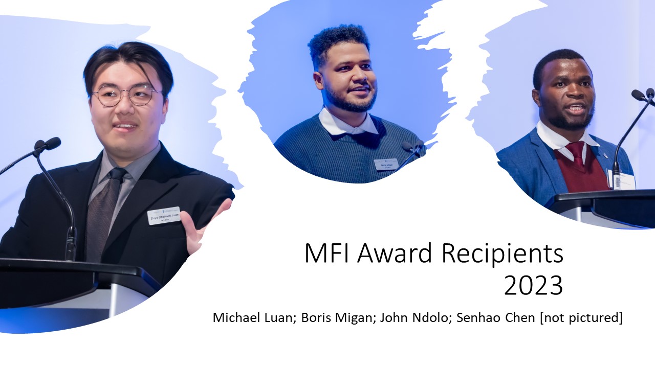 MFI Award Recipients 2023 Poster
