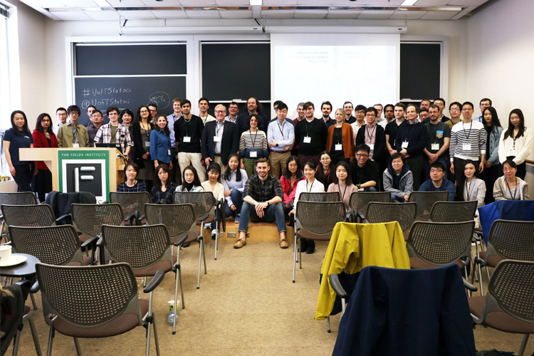 group photo at research day 2019