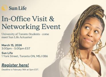 Sun Life In-Office Networking Event Poster